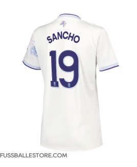 Günstige Aston Villa Jadon Sancho #19 3rd trikot Damen 2025-26 Kurzarm